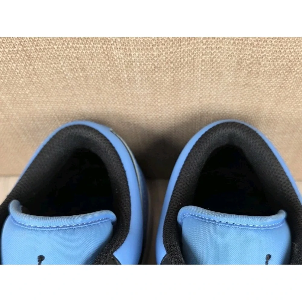 Nike Air Jordan 1 Low UNC University Blue Black Sneakers 553558-041 Mens US 10